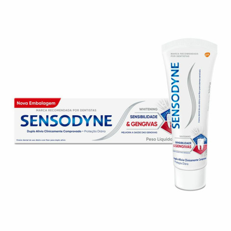 Creme Dental Sensodyne Sensibi/Geng Whit 100G