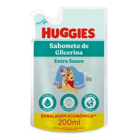 Sabonete Líquido Huggies Extra Suave Ref 200ML