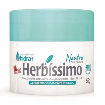 Desodorante Creme Herbissimo Neutro 55G