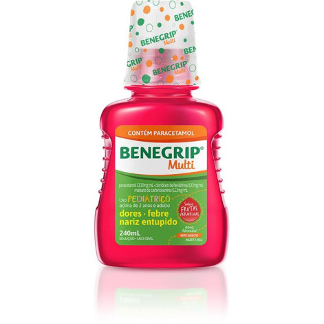 Benegrip Multi Sabor Frutas Vermelhas 240ml