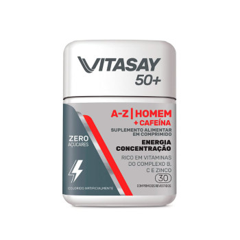 Vitasay 50+ Homem A-Z + Cafeína