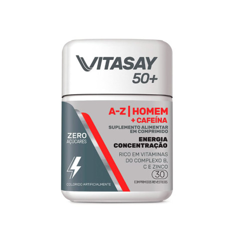 Vitasay 50+ Homem A-Z + Cafeína