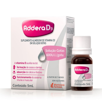 Addera 600Ui Gotas C/5ML