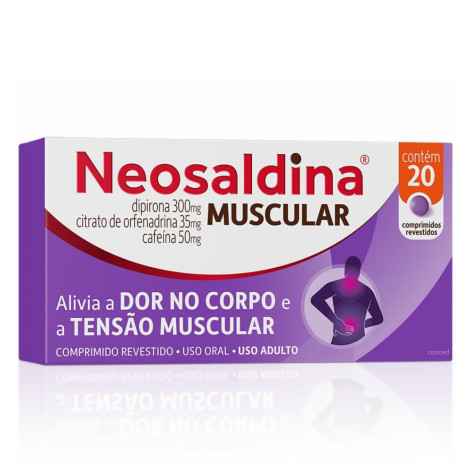Neosaldina Musc 20 Comprimidos Revestidos