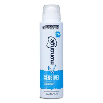 Desodorante Aerosol Monange 90G Fem Sensível