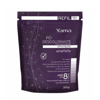 Yamá Pó Descolorante Refil 300g Ametista
