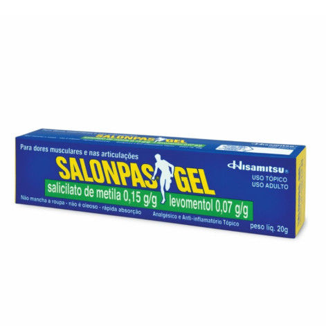 Salonpas 0,15g/g + 0,07g/g Gel 20g
