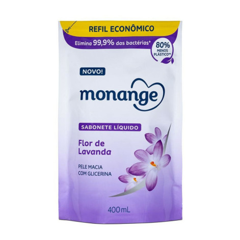 Sabonete Líquido Monange Flor De Lavanda Rf 400ML
