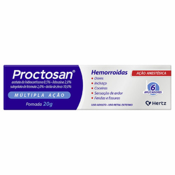 Proctosan 6 Aplicadores C/ 20G