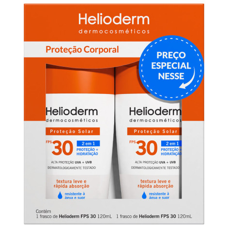Helioderm Kit Suncar Fps30 120ML