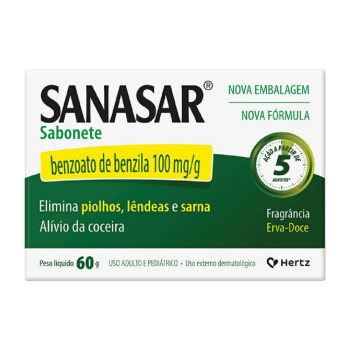 Sanasar Sabonete 100Mg/G 60G