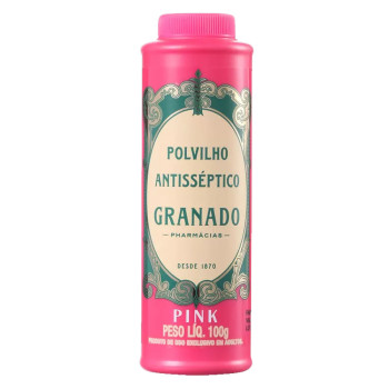 Talco P/Pes Polvilho Gan 100G Po Pink