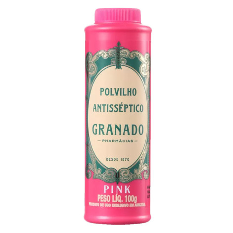 Talco P/Pes Polvilho Gan 100G Po Pink
