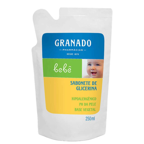 Sabonete Líquido Infantil Granado Bebê Glicerina Tradicional Refil 250ml