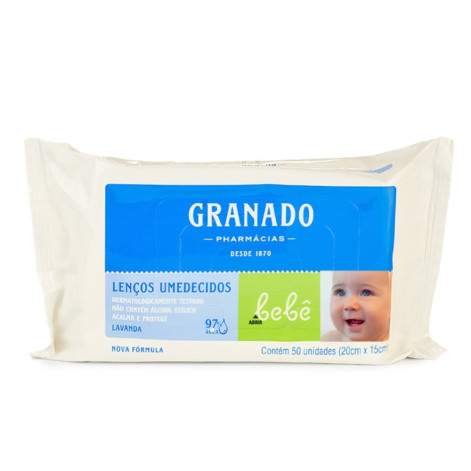 Lenco Umedecido Ganado Lavanda 50Un