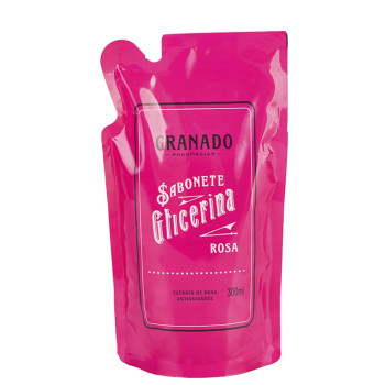 Refil Sabonete Líquido Glic Rosa 300ML