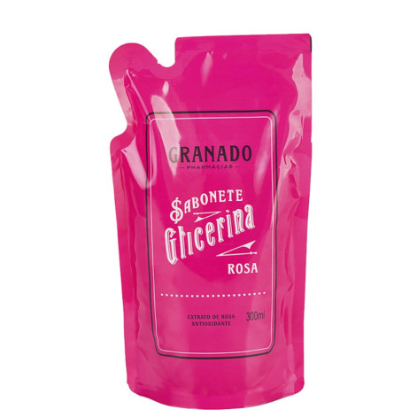 Refil Sabonete Líquido Glic Rosa 300ML