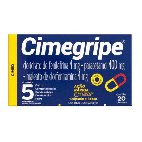 Cimegripe 400 Mg C/20 Cps