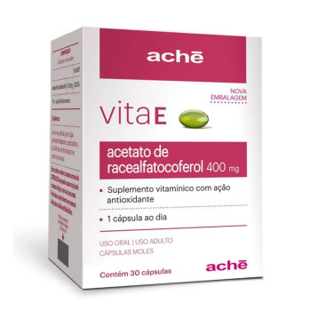 Vitamina E Aché Vita E 30 cápsulas
