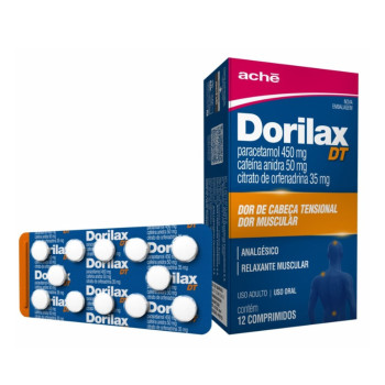Dorilax Dt 450Mg+50Mg+35Mg C/12 Comp