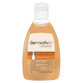 Sabonete Líquido Dermotivin Oil Control 120ML