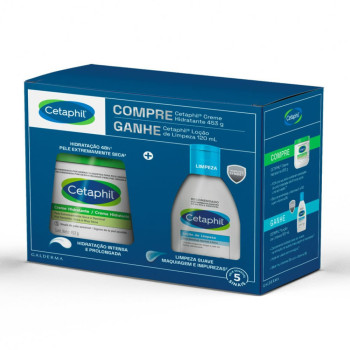 Kit Cetaphil Creme Corp+ Loc Limp 120ML