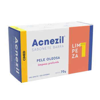 Acnezil Sabonete em Barra Pele Oleosa 70G