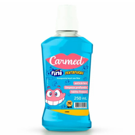 Enxaguante Bucal Carmed Fini Dentadura 250ML
