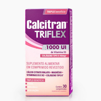 Polivitamínico Calcitran Triflex 30 comprimido