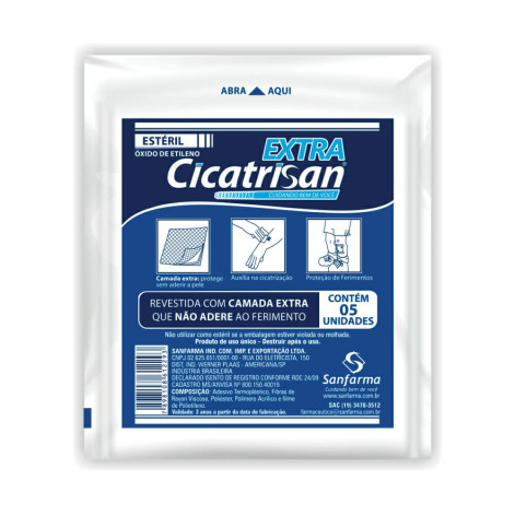 Compressa Cicatrisan Extra C/5Un