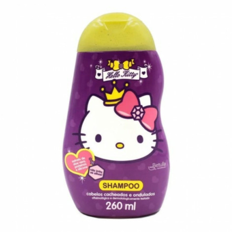 Shampoo Hello Kitty Cabelos Cacheados/Ondulados 260ML