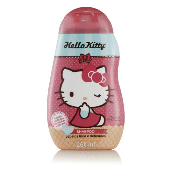 Shampoo Hello Kitty Cabelos Lisos/Delicados 260ML