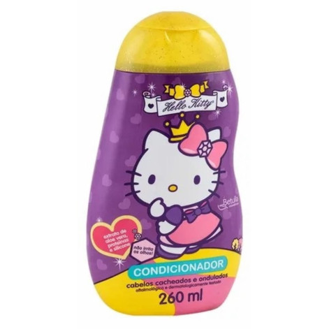 Condicionador Hello Kitty Cabelos Cacheados/Ondulados 260ML