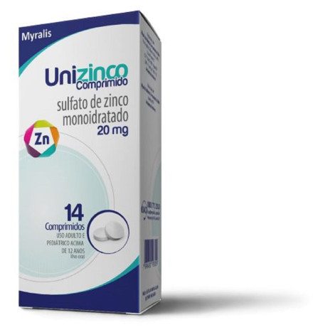 Unizinco 20Mg C/14Cpr