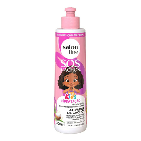 Ativ Cap Salon Li S O S Cachos Kids 300ML