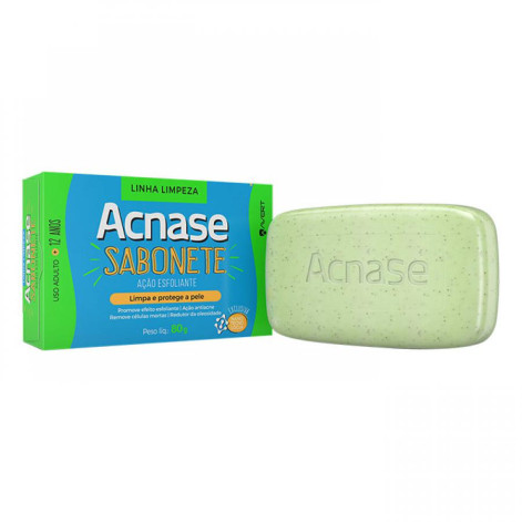 Sabonete Facial Esfoliante Acnase com 80g