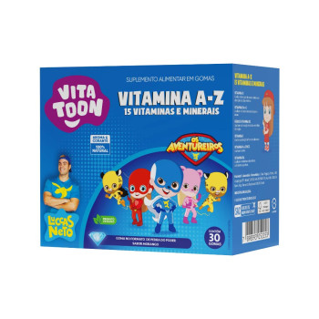 Vitamina A-z Kids Suplemento Alimentar em Goma Vitatoon