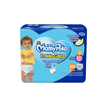 Fralda Calça MamyPoko Super Proteção XXG 22 Unidades
