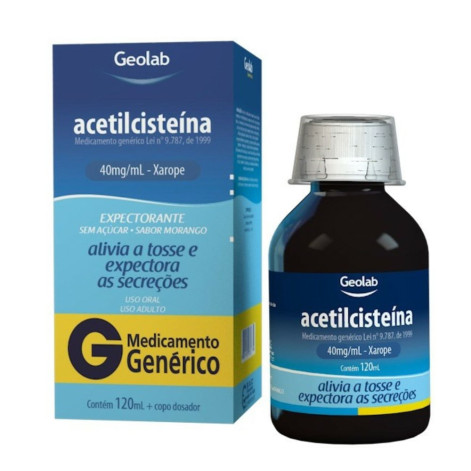 Genérico Acetilcisteina 40Mg Xpe Ad 120ML+Cop