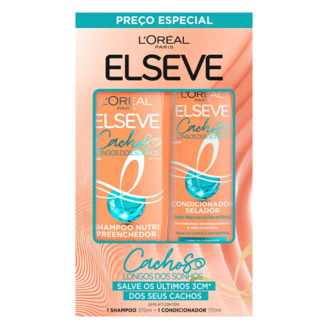 Kit L'Oréal Paris Elseve Cachos Longos dos Sonhos Shampoo 375ml + Condicionador 170ml Kit L'Oréal Paris Elseve Cachos Longos dos Sonhos Shampoo 375ml + Condicionador 170ml