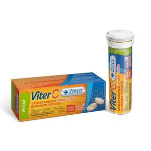Vitamina C Viter C Zinco Enfervecente 10 Capsulas Natulab