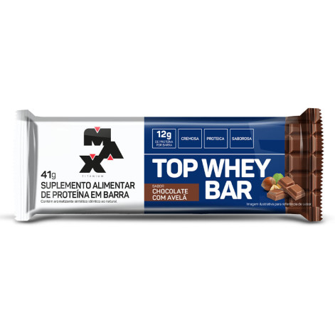 Barra Top Whey Chocolate C/Avela 41G