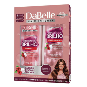 Kit Shampoo + Condicionador Dabelle Explosao De Brilho 250ML+175ML