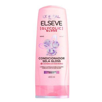 Condicionador Elseve 400ML Glycolic Gloss