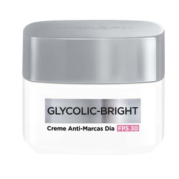 Creme Facial Anti-Marcas Dia L'oréal Paris Glycolic Bright FPS 30 49g
