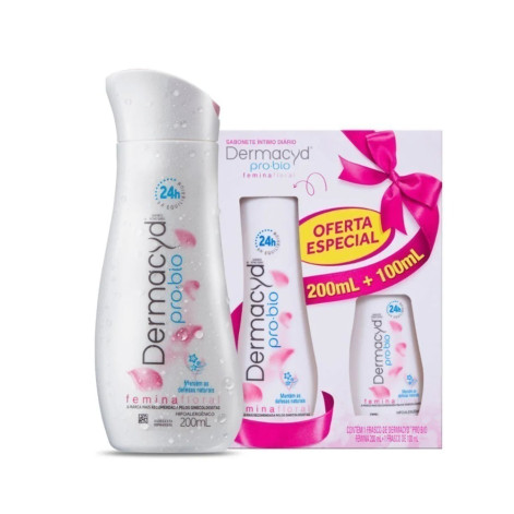 Kit Dermacyd Sabonete Intimo Femina 200ML+100ML Kit Dermacyd Sabonete Intimo Femina 200ML+100ML