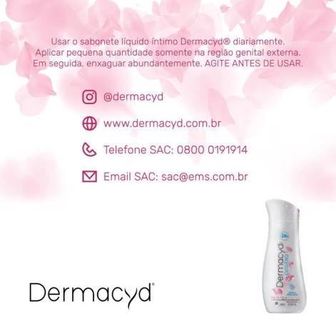 Kit Dermacyd Sabonete Intimo Femina 200ML+100ML Kit Dermacyd Sabonete Intimo Femina 200ML+100ML